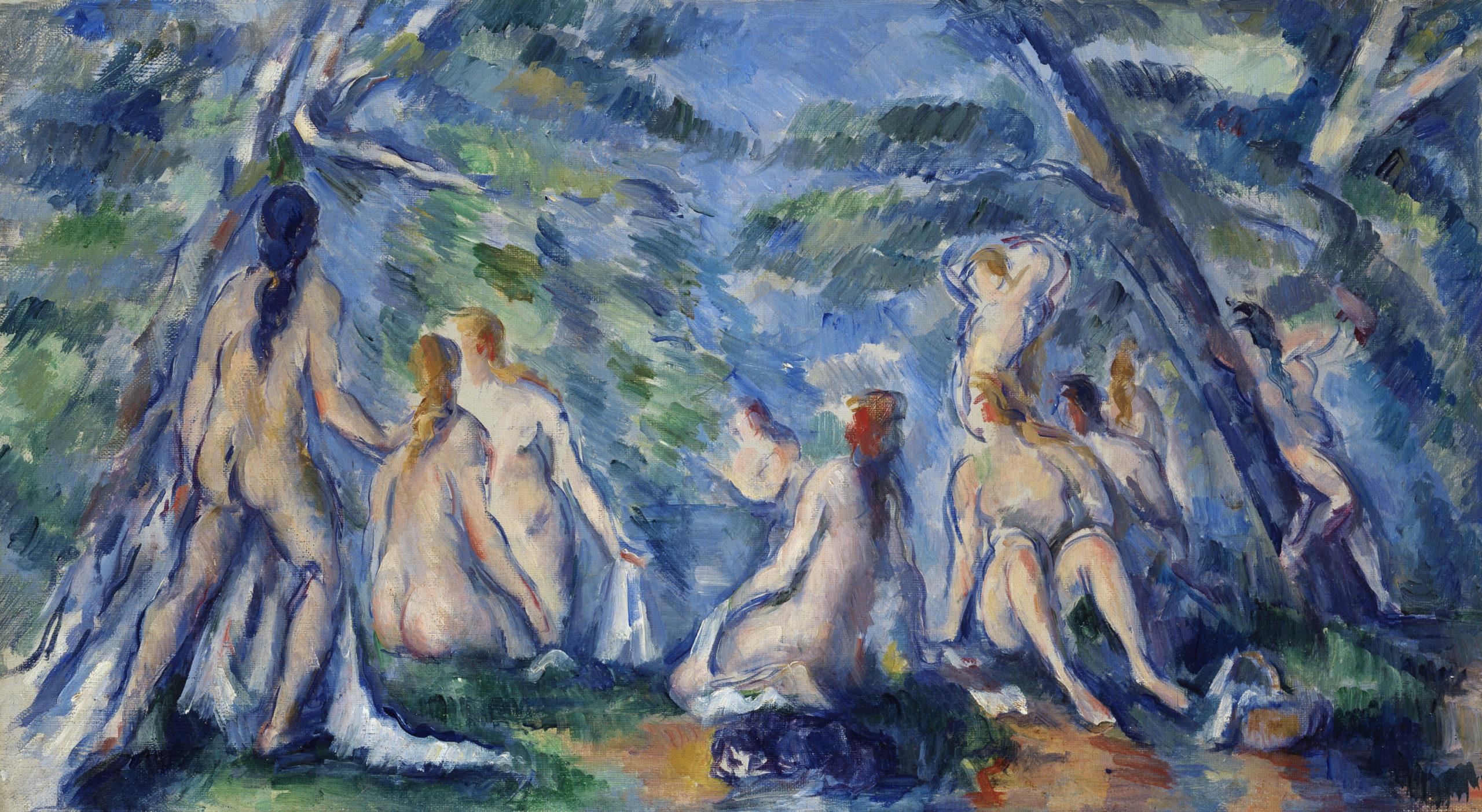 Paul Cézanne, "Baigneuses", vers 1880-1895. [Museum Langmatt, Baden - Jean-Pierre Kuhn]