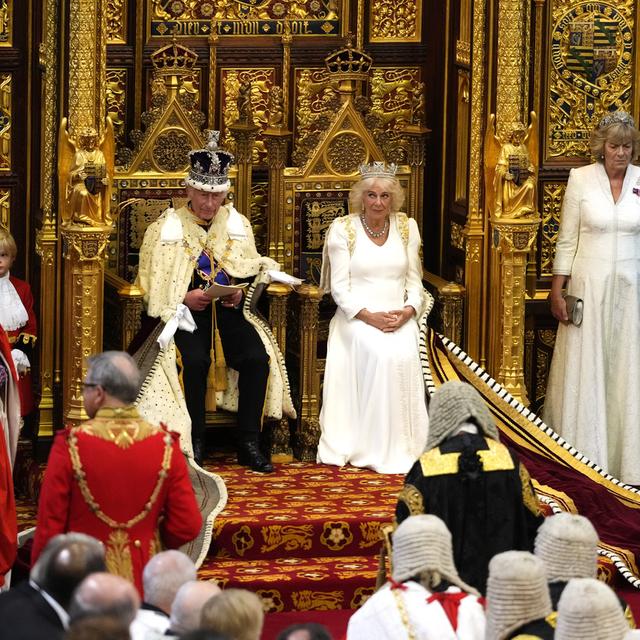 Charles III présente le programme des travaillistes, qui veulent réformer la Chambre des Lords. [AP Photo/Keystone - Kirsty Wigglesworth]