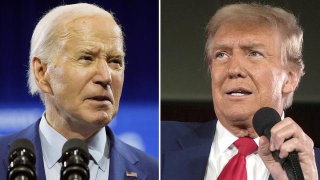 Joe Biden et Donald Trump devraient débattre à deux reprises avant l'élection présidentielle. [Keystone - Alex Brandon/Morry Gash - AP Photo]