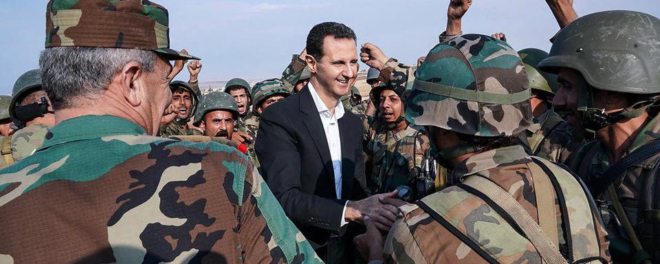 Le Président syrien Bashar al-Assad. [Keystone - EPA/SANA HANDOUT]