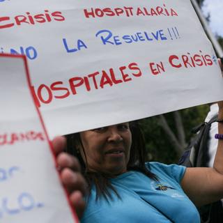 Le piteux état de système de santé public du Venezuela est un enjeu majeur de l’élection présidentielle de ce dimanche [AFP - Cristian HERNANDEZ]