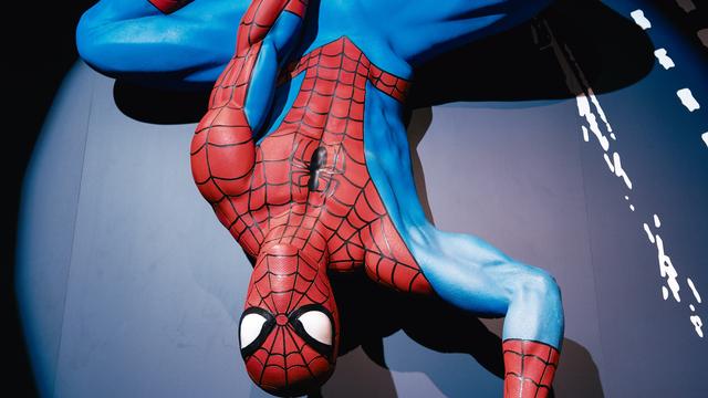 Spider-Man dans l'exposition "Marvel Universe of Super Heroes". [DR/Contract Media AG/Marvel]