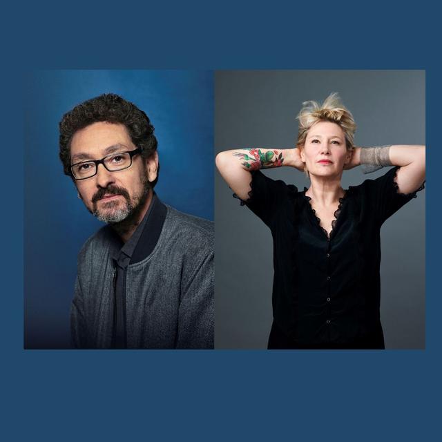 Maïtena Biraben, auteur, animatrice et productrice TV et David Foenkinos, auteur, scénariste et réalisateur. [JF Paga et © Francesca Mantovani]