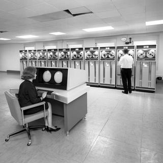 L’Organisation européenne pour la recherche nucléaire (CERN) souffle ses 70 bougies à Meyrin, près de Genève. [Keystone - Photopress-Archiv/Str]