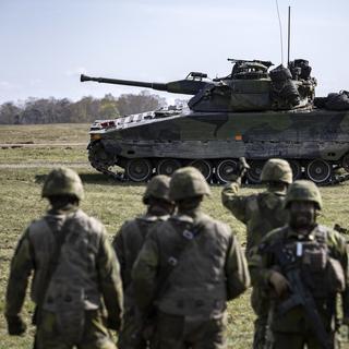 La Suède annonce une aide militaire de près de 600 millions d'euros pour l’Ukraine. [Keystone - EPA/Johan Nilsson/TT]