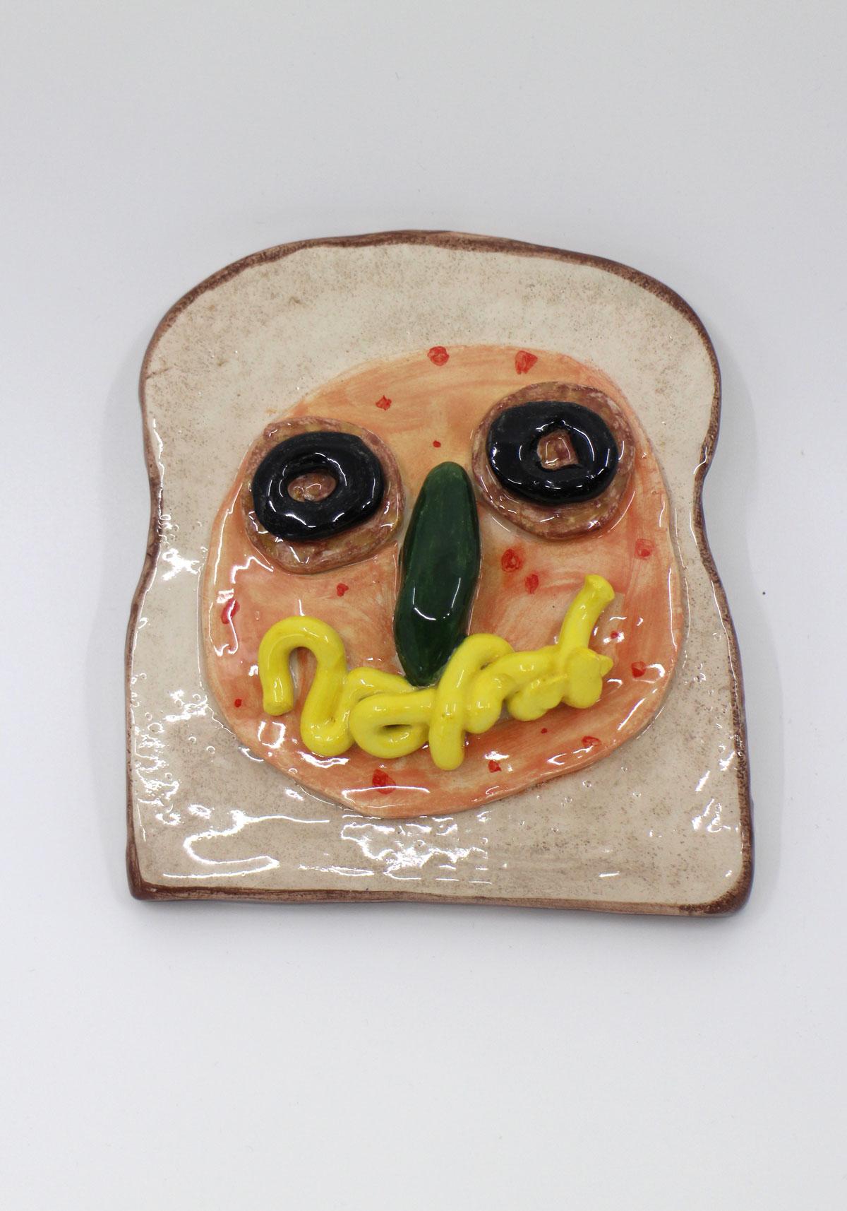 Lucie Kohler, "Toast visage olive", 2024. [RichterBuxtorf]