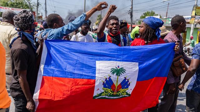 Un conseil présidentiel de transition a été créé en Haïti après des semaines de négociations. [Anadolu via AFP - GUERINAULT LOUIS]