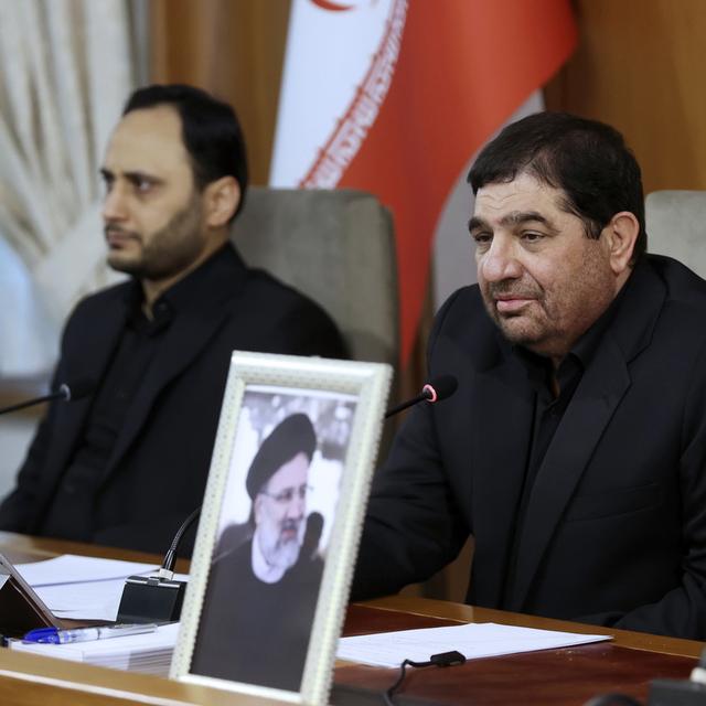 Mohammad Mokhber est président par intérim en Iran. [Keystone/AP - Iranian First Vice-President Office]