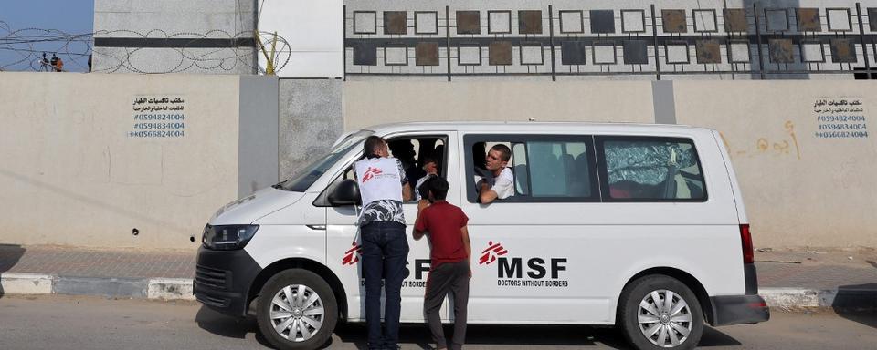 MSF offre des soins psychologiques à Rafah. [AFP - Mohammed Abed]