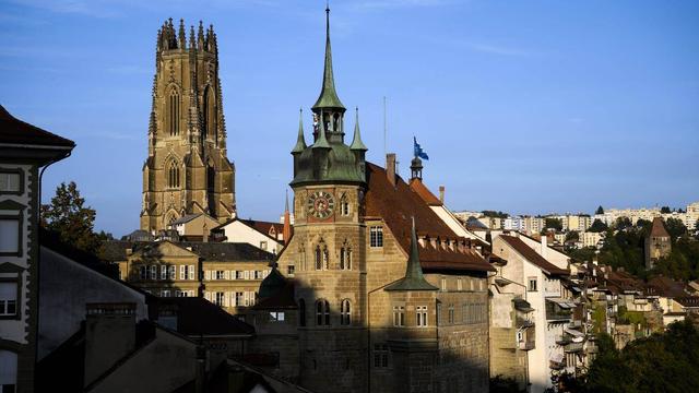 Fribourg fête cette année le centième anniversaire de sa cathédrale. [Keystone]