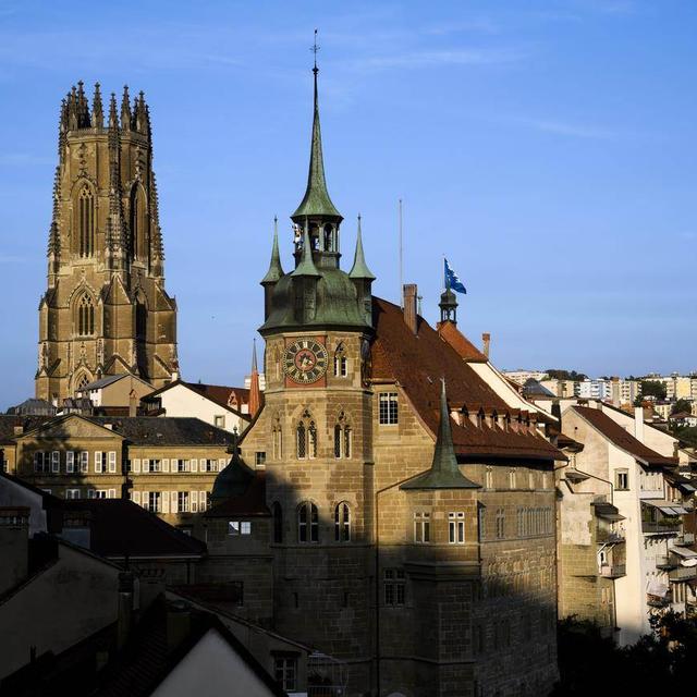 Fribourg fête cette année le centième anniversaire de sa cathédrale. [Keystone]
