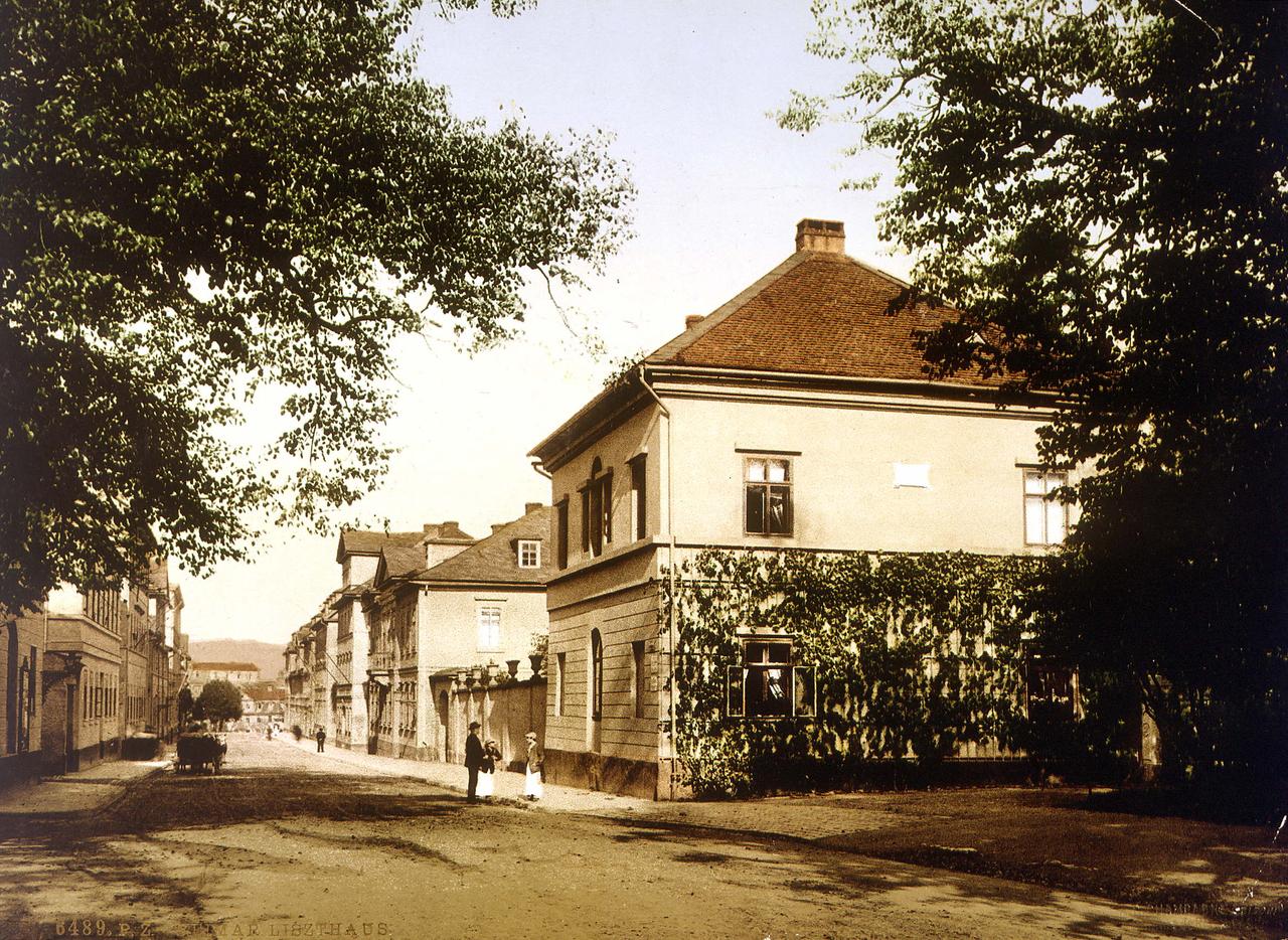 La maison de Franz Liszt (1811-1886) à Weimar, en Allemagne. [Roger-Viollet via AFP]