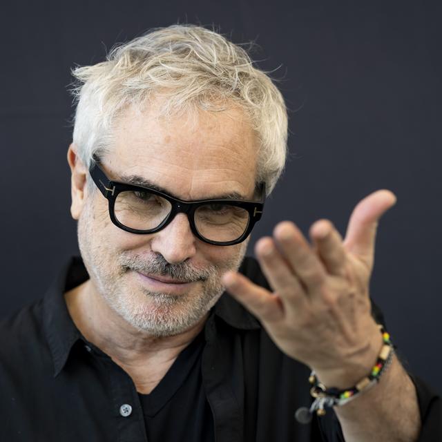 Le réalisateur mexicain Alfonso Cuarón au 77e festival du film de Locarno, le dimanche 11 août 2024. [KEYSTONE - JEAN-CHRISTOPHE BOTT]