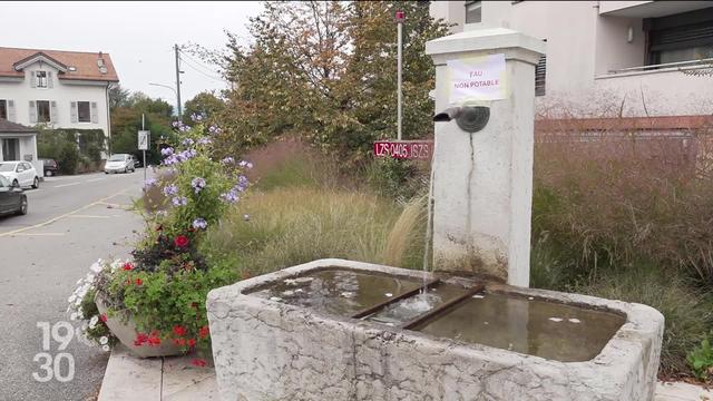 À Genève, l’eau potable de neuf communes de la Rive gauche est impropre à la consommation depuis dimanche matin. En cause, une rupture dans une conduite d’eau