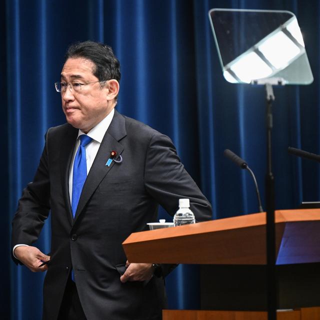 Fumio Kishida va quitter son poste de Premier ministre du Japon [KEYSTONE - PHILIP FONG/EPA]