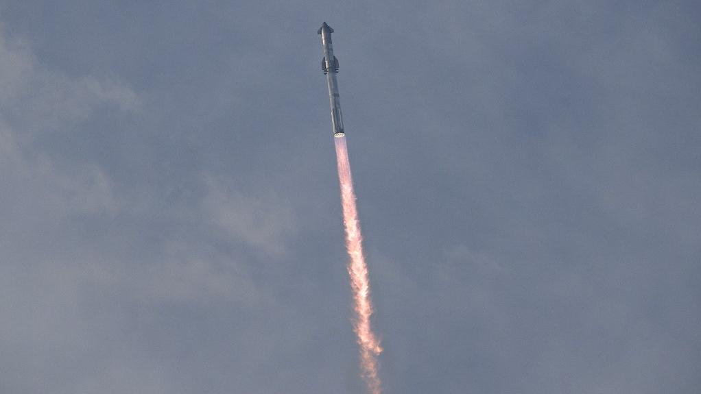 La fusée Starship de SpaceX a décollé pour son troisième vol test. [afp - Chandan Khanna]