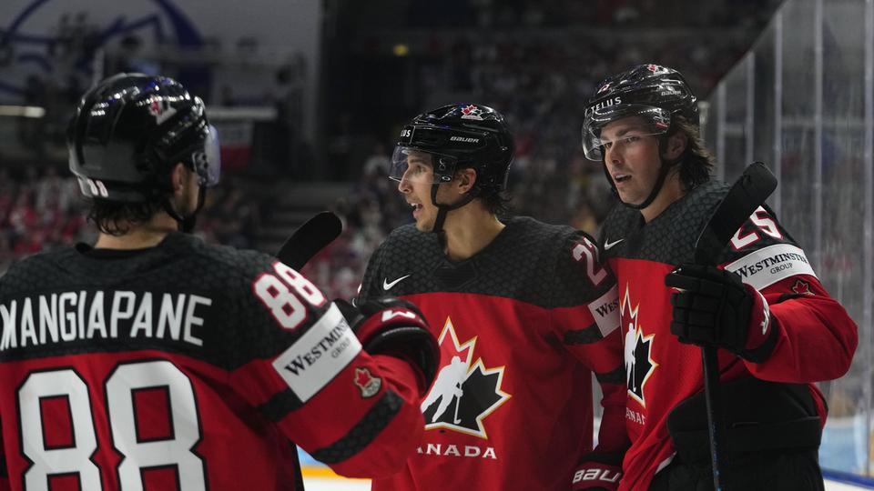 Le Canada est revenu deux fois au score avant de s'imposer. [KEYSTONE - PETR DAVID JOSEK]