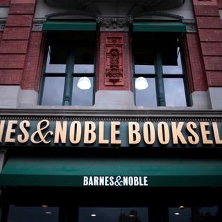 L'extérieur d'un magasin Barnes & Noble à Manhattan, New York City. [Reuters - Mike Segar]