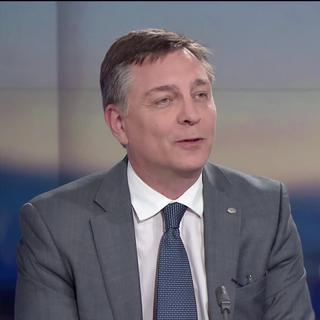 Alexandre Vautravers, rédacteur en chef de la Revue militaire suisse. [RTS]