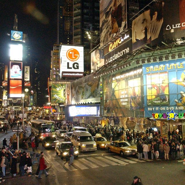 Times Square à New York. [KEYSTONE / AP PHOTO - Kathy Willens]