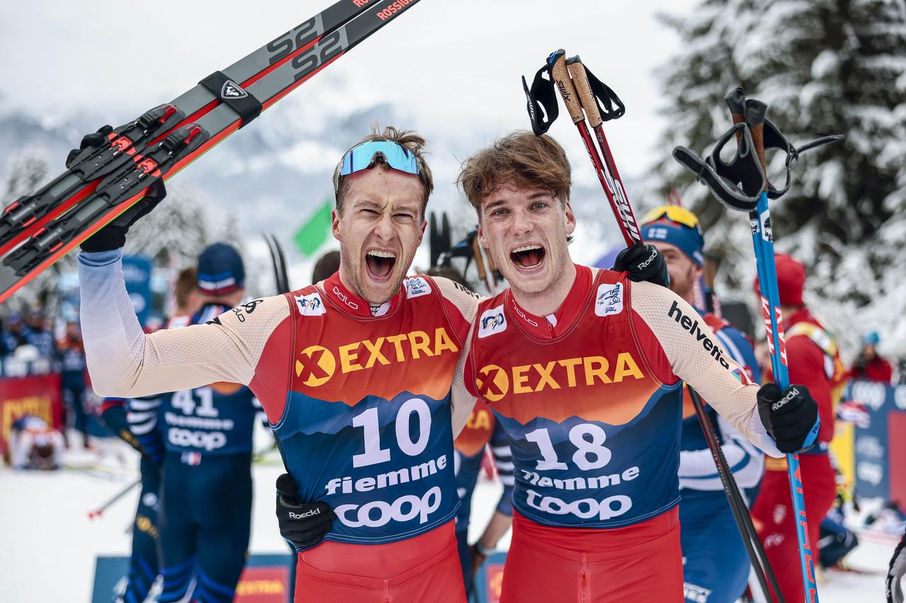 Beda Klee et le Lucernois Cyril Faehndrich se sont illustrés lors du Tour de Ski. [Federico Modica]