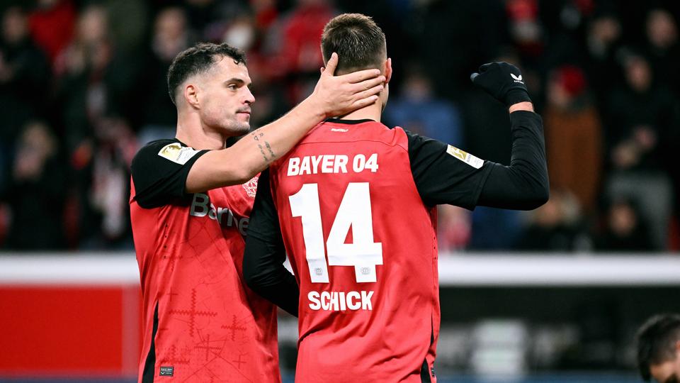 Schick a brillé et Xhaka a inscrit le 5-2 à la 82e. [Uwe Kraft - Imago]