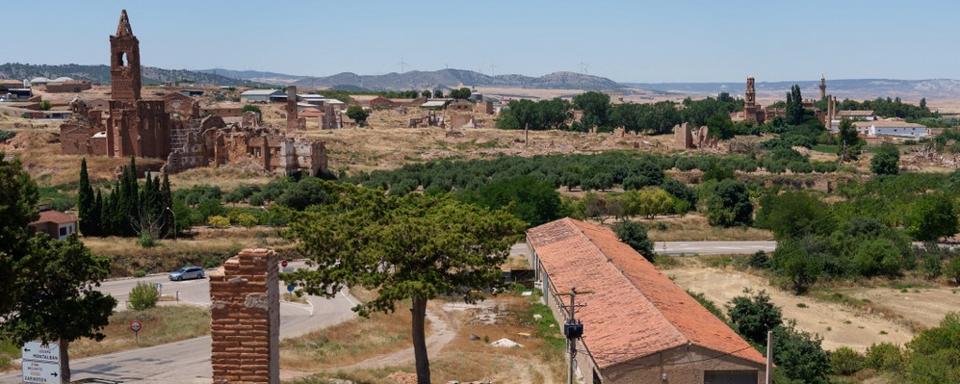 Les ruines de Belchite, en Espagne. [AFP - Cesar Manso]