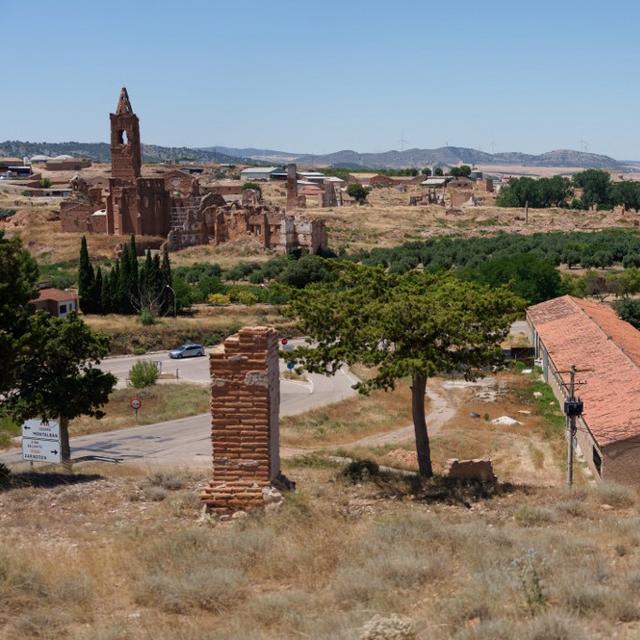 Les ruines de Belchite, en Espagne. [AFP - Cesar Manso]