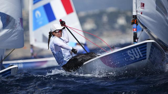 La vaudoise Maud Jayet tentera d’arracher une médaille olympique dans les eaux de Marseille [AP Photo - Daniel Cole]