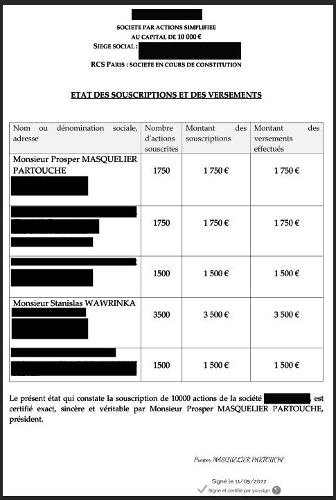 Selon ce document financier du registre du commerce français, Stan Wawrinka est l’un des actionnaires principaux de la société derrière le jeu.