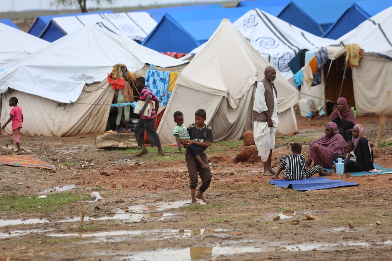 Au Soudan, 11 millions de personnes ont dû fuir à cause de la guerre [Keystone/EPA - STR]