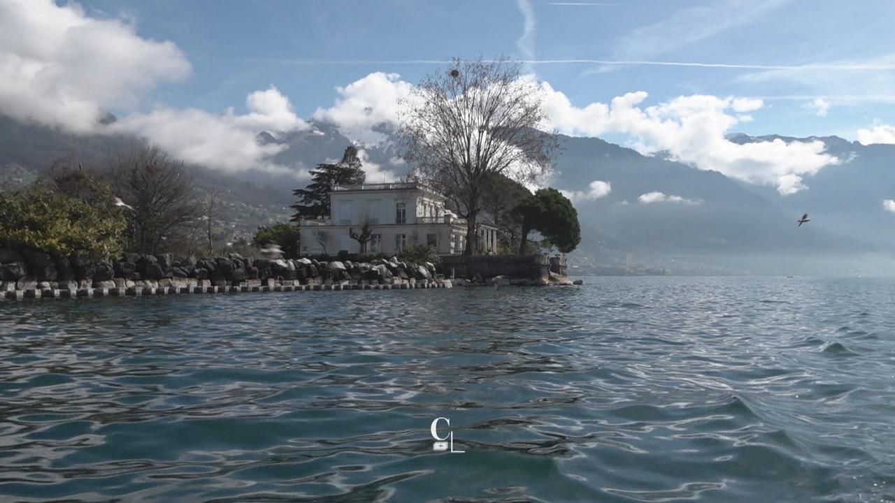 L'île de Salagnon a la particularité d'être la seule du Léman à être occupée par une maison. [RTS]