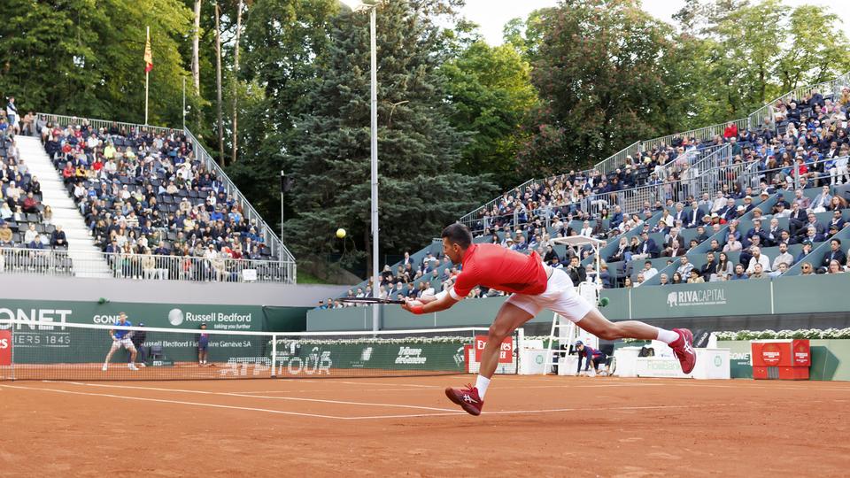 L'arrivée de Novak Djokovic au Geneva Open a certes contribué au succès de cette édition 2024, mais la billetterie avait déjà décollé bien en amont. [KEYSTONE - SALVATORE DI NOLFI]
