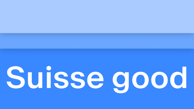 Le logo de Suisse Good. [RTS]