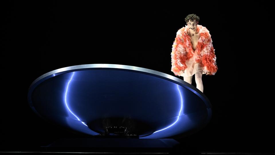 Le Biennois Nemo s'est qualifié pour la finale de l'Eurovision. [KEYSTONE - JESSICA GOW]