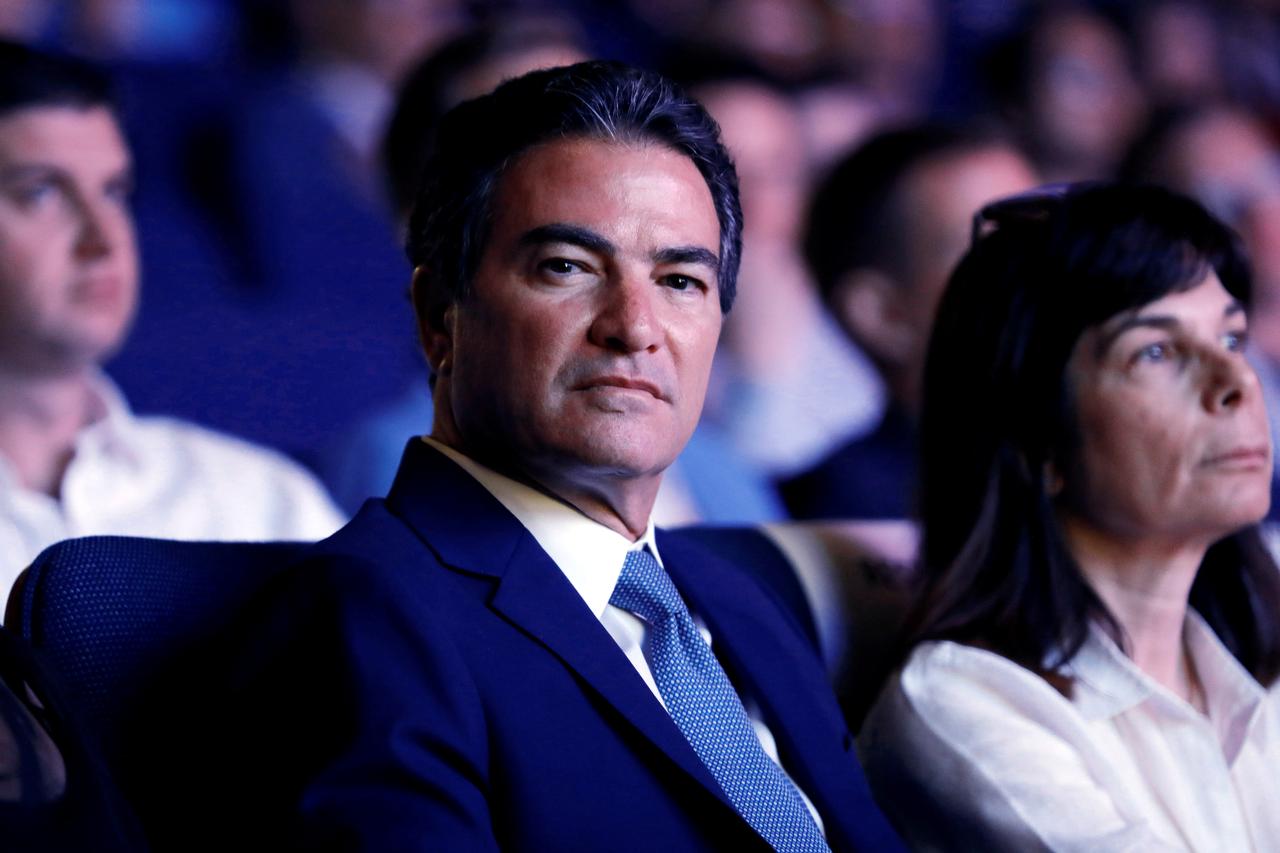 L'ex-directeur du Mossad, Yossi Cohen, lors d'une conférence sur la cybersécurité à l'Université de Tel Aviv, le 25 juin 2019. [REUTERS - Corinna Kern]