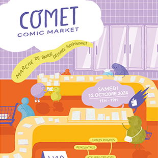 Affiche du Comet Comic Market 2024. [Comet Comic Market - Luce Mai]