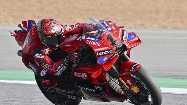 Francesco Bagnaia a été le plus rapide sur le circuit de Buriram. [KEYSTONE - KITTINUN RODSUPAN]