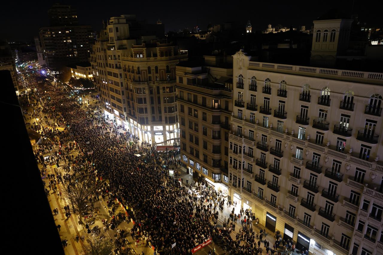 La manifestation a réuni environ 80'000 personnes, d'après les autorités. [KEYSTONE - ANA ESCOBAR]