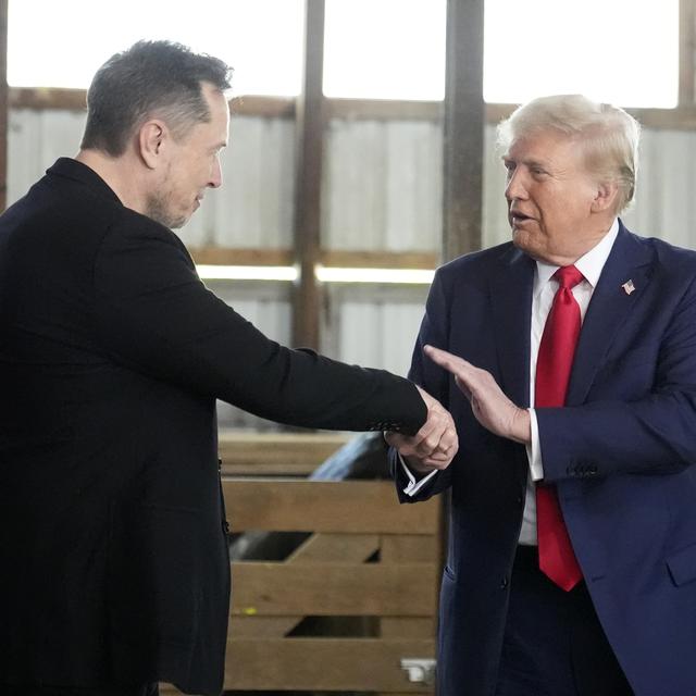 Elon Musk a été l'un des plus fervents soutiens de Donald Trump durant sa campagne présidentielle. [KEYSTONE - ALEX BRANDON]