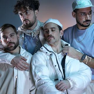 Le quatuor hip-hop romand Cinq. [Irascible Music - Prune Carmen Diaz]