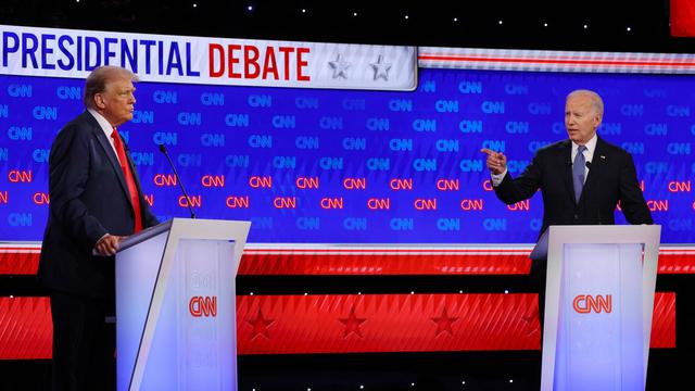 Le premier débat entre Donald Trump et Joe Biden avant l'élection présidentielle a eu lieu à Atlanta. [REUTERS - Brian Snyder]