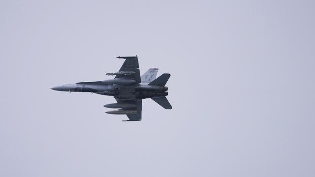 Image d'illustration d'un avion militaire F/A-18. [AP photo / Keystone - Hiro Komae]