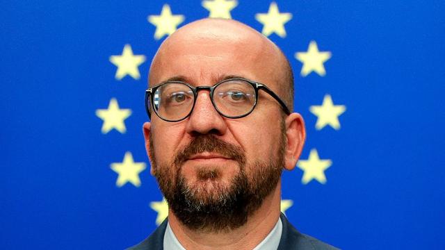 Le président du Conseil européen, le Belge Charles Michel, est candidat aux élections au Parlement européen de juin prochain. [afp - GEOFFROY VAN DER HASSELT]