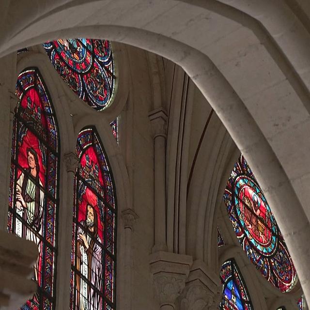 Bataille juridique autour des vitraux de Notre-Dame de Paris. [AFP - Mathilde BELLENGER]