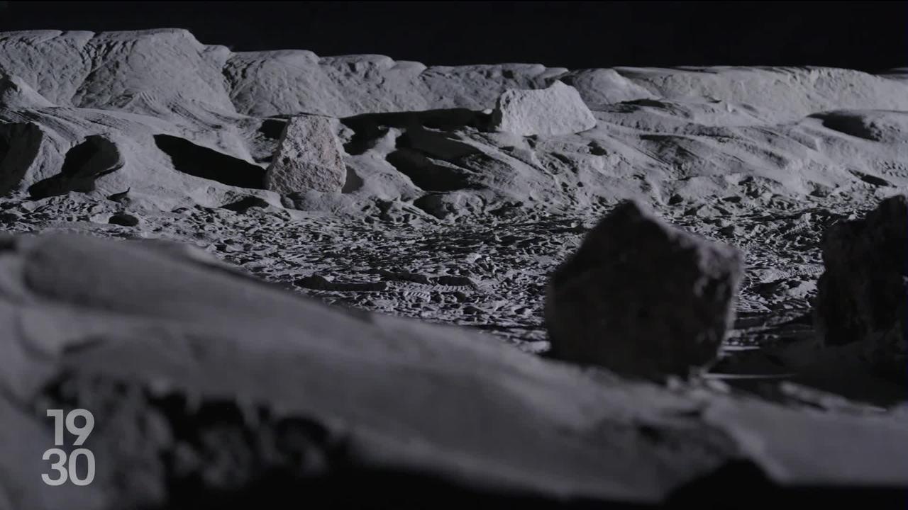 Pour simuler les étapes de la reconquête de la lune, le Centre des astronautes européens de Cologne en Allemagne a rempli un hangar d’une poussière extrêmement fine