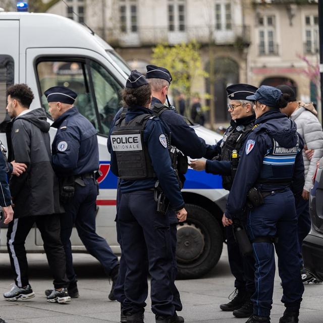 Des opérations « Place nette XXL » contre le trafic de stupéfiants ont été lancées mardi 2 avril 2024 à Nantes (France). [AFP - Estelle Ruiz/Hans Lucas]