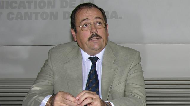 Gérald Schaller à la fin de son mandat de ministre en 2006. [RTS - Gaël Klein]