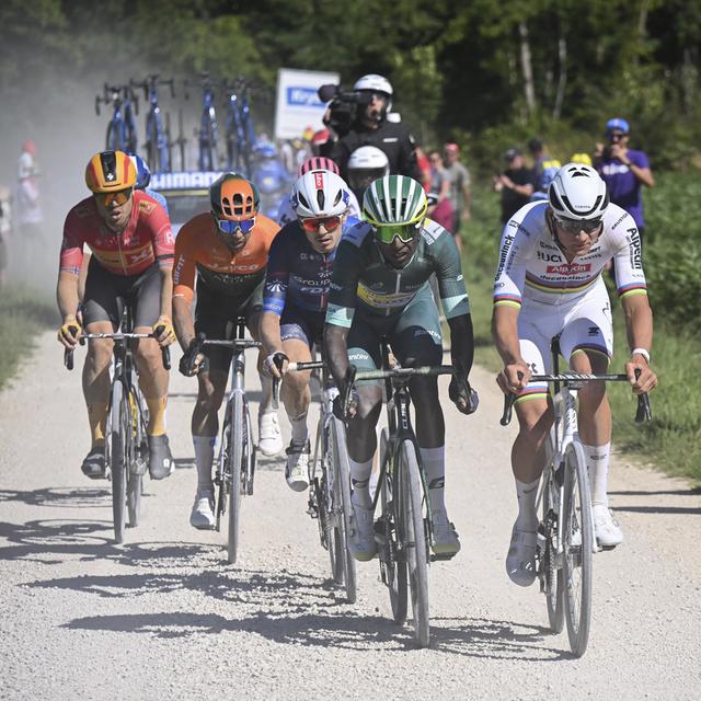 Neuvième étape du Tour de France ce dimanche 7 juillet. [Pool Photo via AP/Keystone - Bernard Papon]