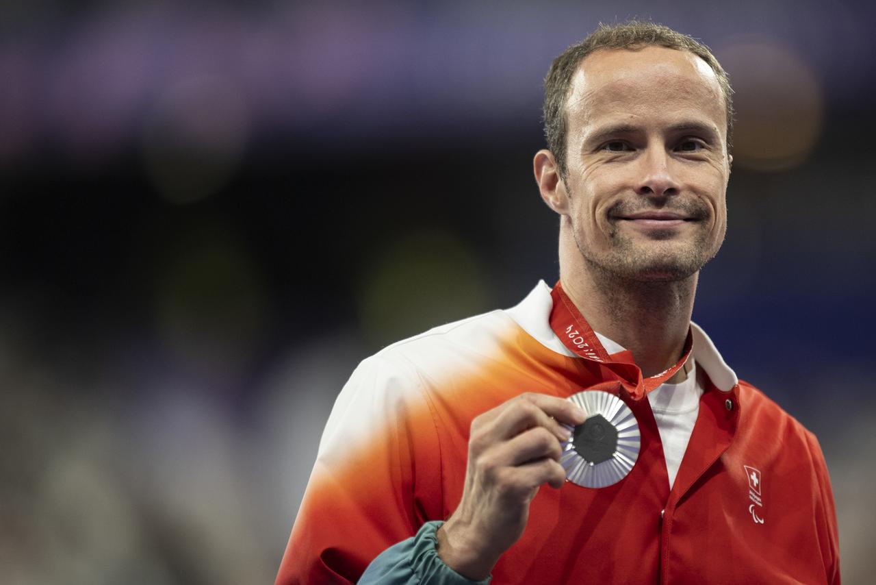 Marcel Hug compte désormais 14 médailles en 6 Jeux paralympiques. [KEYSTONE - ENNIO LEANZA]